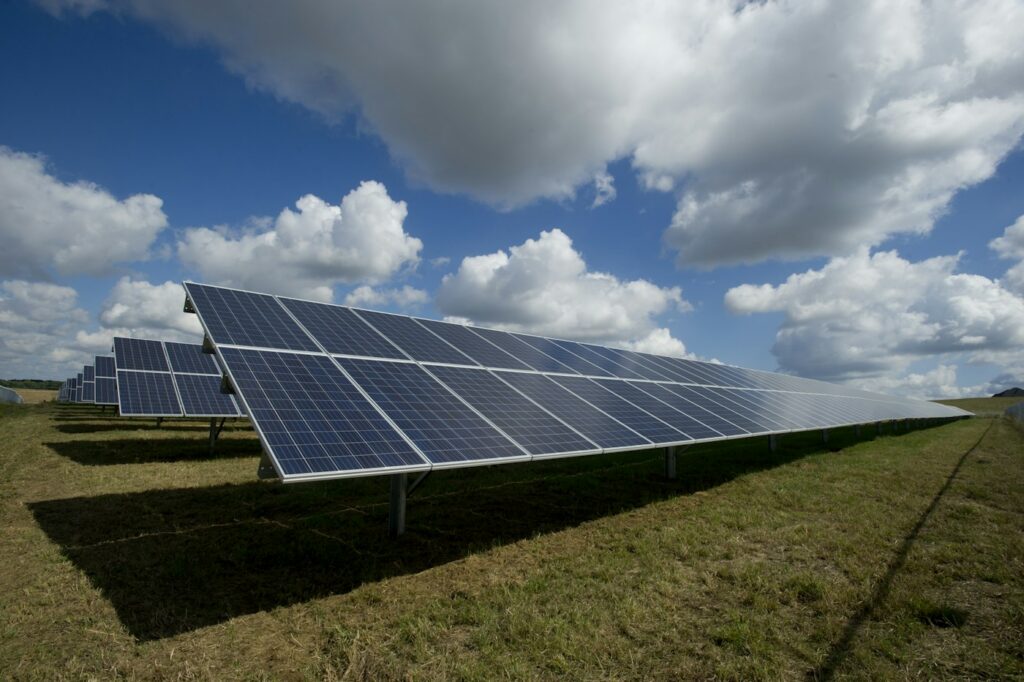 Solar panels — illustrative stock image